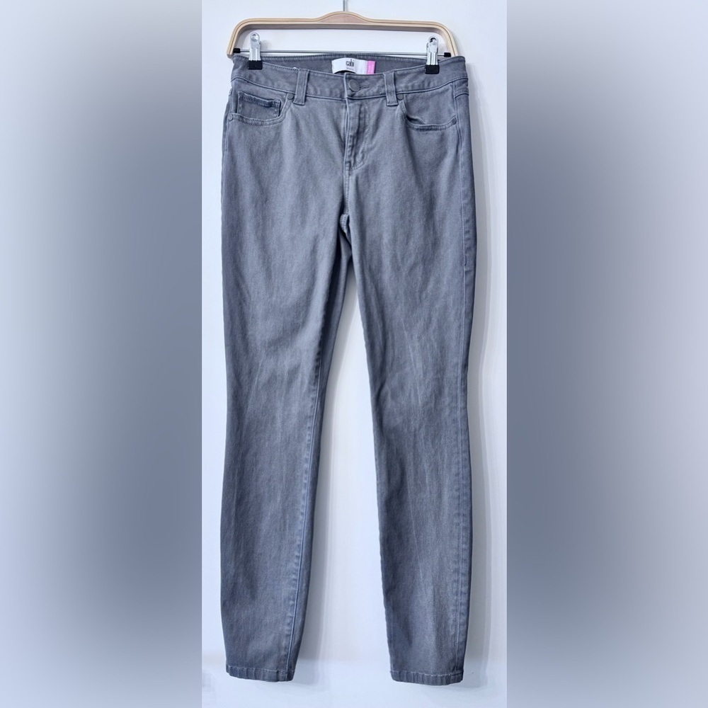 CAbi Women's Gray High Waist Skinny Jeans - Size 4